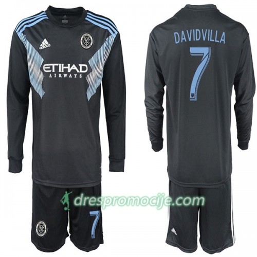 New York City Dres DAVIDVILLA 7 Dječji Gostujući 2018/19 Dugim Rukavima New York City Dres DAVIDVILLA 7 Dječji Gostujući 2018/19 Dugim Rukavima